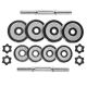 7. Dumbbells in a case CHROME HMS 2x10kg STC20