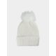 Girls' winter hat with pompom 4F Junior 4FJWAW24ACAPF419-12S