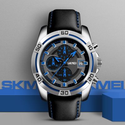 4. Men's Watch Skmei 9156SIBU + BOX