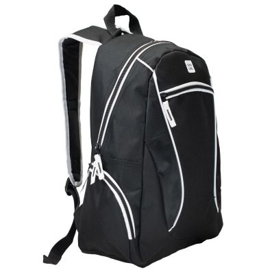 5. BLACK AND WHITE YOUTH BACKPACK SEMI LINE
