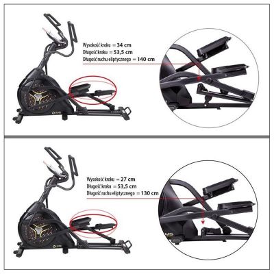 25. HMS H1802 magnetic elliptical trainer