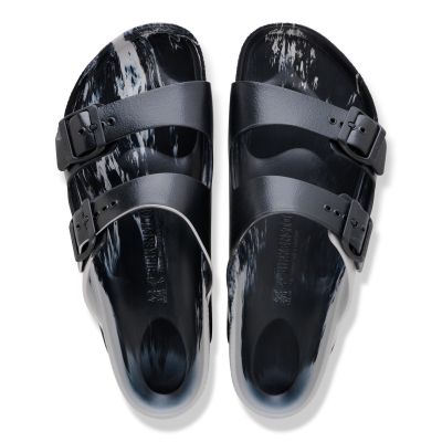 3. Birkenstock Men's ARIZONA EVA Slides 1032110 STONE COIN/BLACKMULTI (Standard Width)