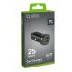 2. SBS TECRPD25W Car Charger 25W USB-A USB-C with Power Delivery - Black