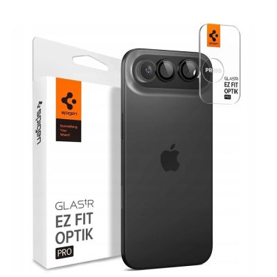 Spigen Optik Pro Glas.tR ”EZ FIT” Camera Cover 2-pack for iPhone Air - Black