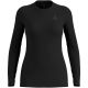 6. ODLO Merino 160 BL Top Crew Neck Women's T-Shirt L/S Size S Black