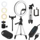 19. MACLEAN RING LAMP 10" LED12W FOR SELFIE WITH TRIPOD MCE610