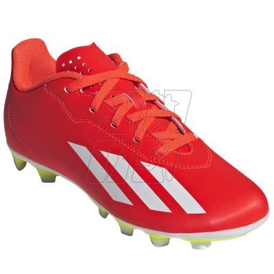4. Adidas X Crazyfast Club FxG Jr IF0720 football shoes