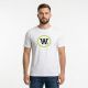 3. Wood Wood Ace T-shirt White/Green Print - 10135701-2222-18