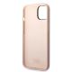 7. Karl Lagerfeld Silicone Ikonik Case for iPhone 13 / 14 - Pink