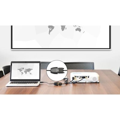 2. Ugreen Cable Cord Adapter Unidirectional HDMI (Male) to VGA (Female) FHD Black (MM105 40253)