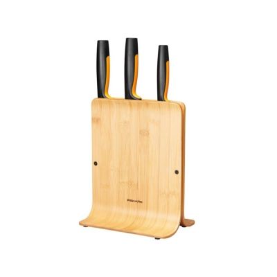 5. Fiskars Functional Form 4-piece Knife Block with Holes