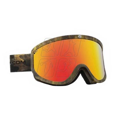 Volcom Footprints Snowboard Goggles Women/Men Ski Winter Sports Red (VG0622103)