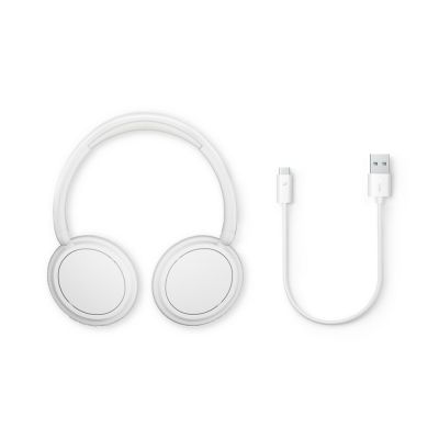 6. Philips 5000 series TAH5209WT/00 headphones/headset Wireless Headband Calls/Music Bluetooth White