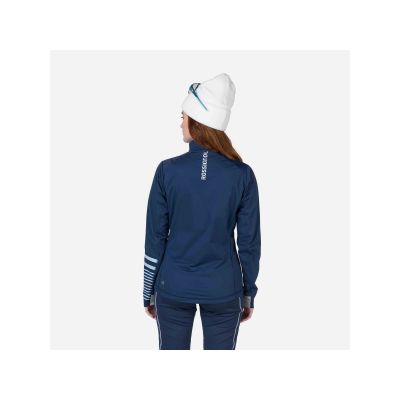 4. Rossignol W Poursuite Warm Jkt Navy Blue Jacket