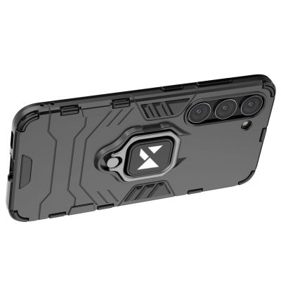 17. Wozinsky Ring Armor case for Samsung Galaxy S23+ armored cover magnetic holder ring black