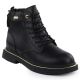 Women's leather ankle boots, black, Goe SS2N4101