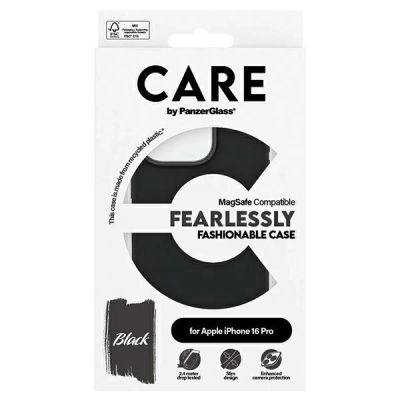 4. CARE by PanzerGlass Fashion Case iPhone 16 Pro 6.3" black/black MagSafe 1378
