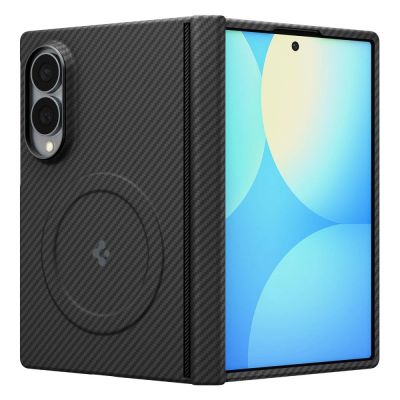 2. Spigen AirSkin Aramid MagFit MagSafe Case for Samsung Galaxy Z Fold 8 - Black