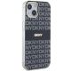 4. DKNY IML Mono & Stripe MagSafe Case for iPhone 15 Plus / 14 Plus - Black