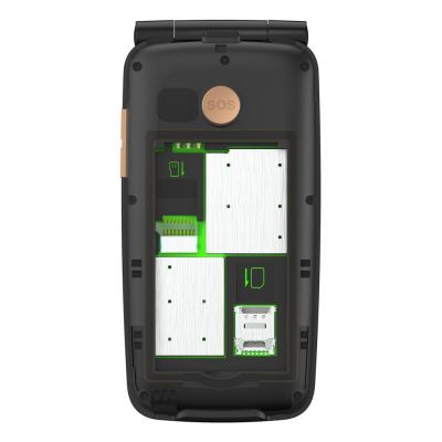 8. Gigaset GL795 7.11 cm (2.8") 142 g Black Phone for seniors