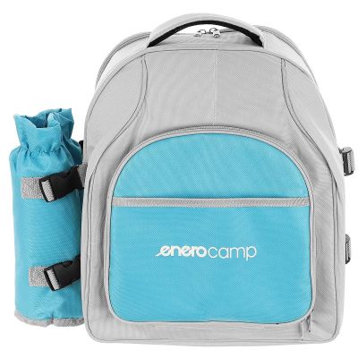 13. THERMAL PICNIC BACKPACK BLUE AND GREY 25L ENERO CAMP