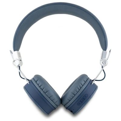 2. Guess Bluetooth ENC GUBH70PGTSPSB on-ear headphones blue/blue Grained Classic Round Shape