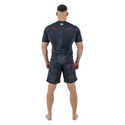 15. The "Snake" compression Rashguard shirt is made of DBX MORE DRY M material.