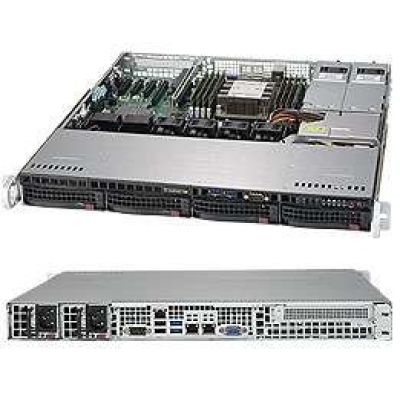 11. Supermicro CSE-813MFTQC-R407CB Rack Server Chassis (Black)