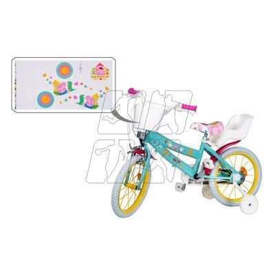 10. Toimsa-Children's bike 16" Peppa Pig green