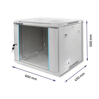3. QOLTEC RACK CABINET 19" | 9U | 600X500X450