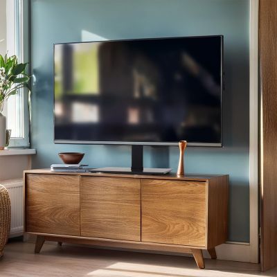4. MACLEAN UNIVERSAL TV STAND FOR TV CABINET, MAX. 40KG, MAX. VESA 600X400, FOR TV 32-75" MC-386