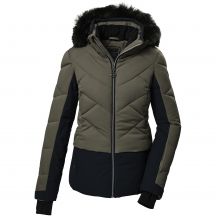 Killtec KSW 102 women's ski jacket, quilted, with a detachable hood, brown (42039/311)