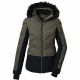 Killtec KSW 102 women's ski jacket, quilted, with a detachable hood, brown (42039/311)
