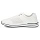 3. Women's leather openwork shoes, white Filippo DP7608/26 WH