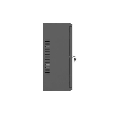 2. TPR INSTALLATION CABINET 10" & 19" WITH MESH BOARD 560X420X180 BLACK LANBERG (ASSEMBLED)