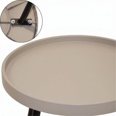 5. BALCONY FURNITURE SET TABLE AND 2 CHAIRS BEIGE