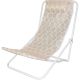 11. FOLDABLE BEACH CHAIR WITH HEADREST, ORANGE