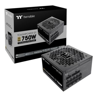6. Thermaltake Toughpower Gt Power Supply Module 750W 24-pin ATX Black