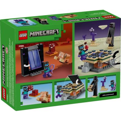 2. LEGO Minecraft 21584 Journey Through the Nether and End Portal