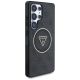 4. Guess 4G Glitter Triangle Buttons MagSafe Case for Samsung Galaxy S25 Ultra Black