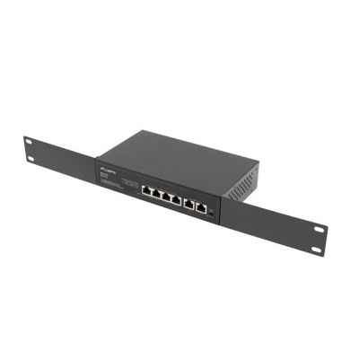 11. LANBERG SWITCH POE+ RACK 10"/19" (4X 100MB/S POE+, 2X 100MB/S) RSFE-4P-2FE-60