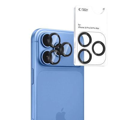 2. Tech-Protect Camring Fit+ Camera Cover for iPhone 18 Pro / 18 Pro Max - Black