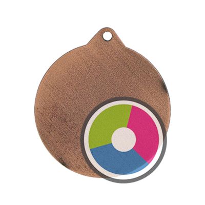 Medal with luxor jet print