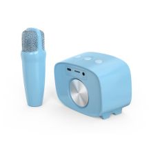 myFirst Voice 2 - karaoke set for kids - microphone and wireless speaker with sound modification effects (blue)
