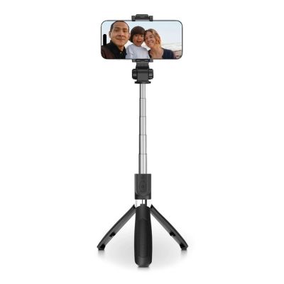 13. Tech-Protect L01S Bluetooth Selfie Stick with Tripod up to 70cm - Black