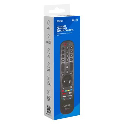 3. SAVIO UNIVERSAL REMOTE CONTROL/REPLACEMENT FOR LG TV - SMART TV RC-24