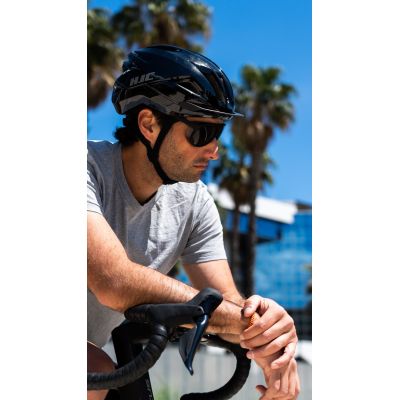 11. HJC CROSSER BLACK Bicycle Helmet size S