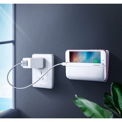 3. Ugreen wall mount smartphone stand for charging white (30394)