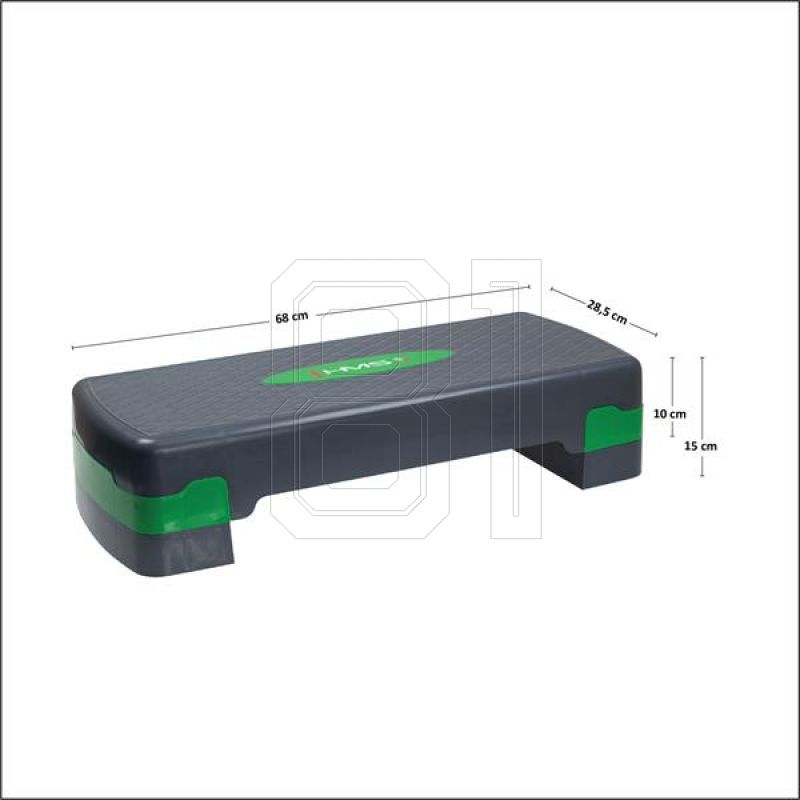 29. Step for aerobics HMS AS003 green / gray