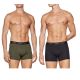 Puma Men's Boxer Briefs 2-Pack Khaki Black Comfortable Cotton